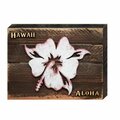 Clean Choice Hibiscus Flower Art on Board Wall Decor CL3499186